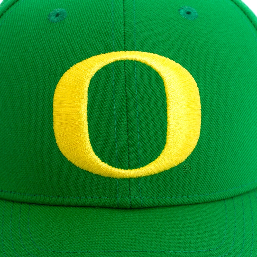 Classic Oregon O, Nike, Green, Curved Bill, Polyester, Accessories, Unisex, Club, Structured, Shelf, Adjustable, Hat, 907546